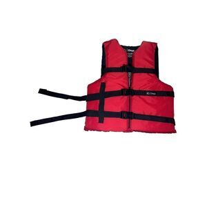 Red Onyx A Life Jacket Flotation Aid Adult Universal General Purpose Safety Vest